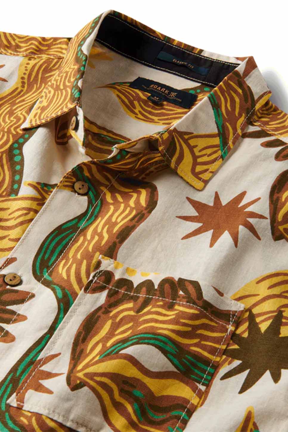 Roark - Journey SS Woven - Grotta Magica Almond  - Detail