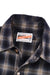 Freenote Cloth - Bodie - Navy Shadow Plaid - Detail Collar