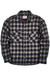 Freenote Cloth - Bodie - Navy Shadow Plaid - Flatlay Front