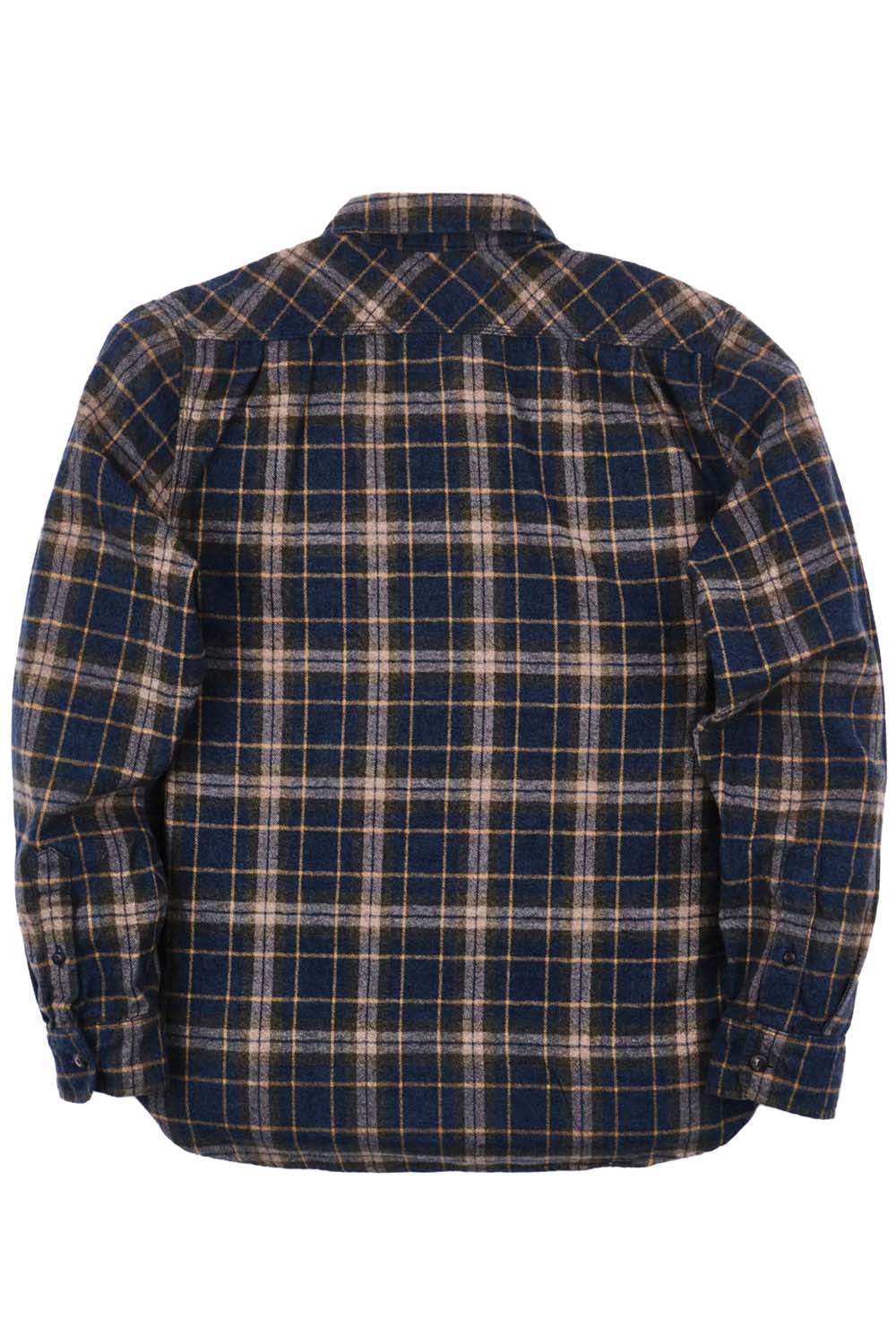 Freenote Cloth - Jepson - River Blue Plaid - Back View