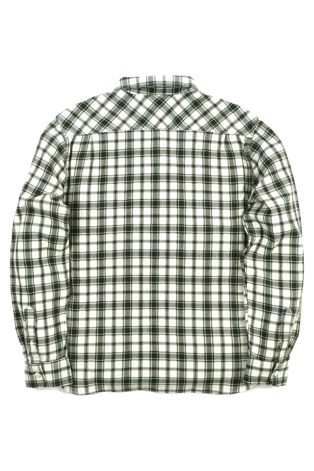freenote benson ls cactus green plaid back