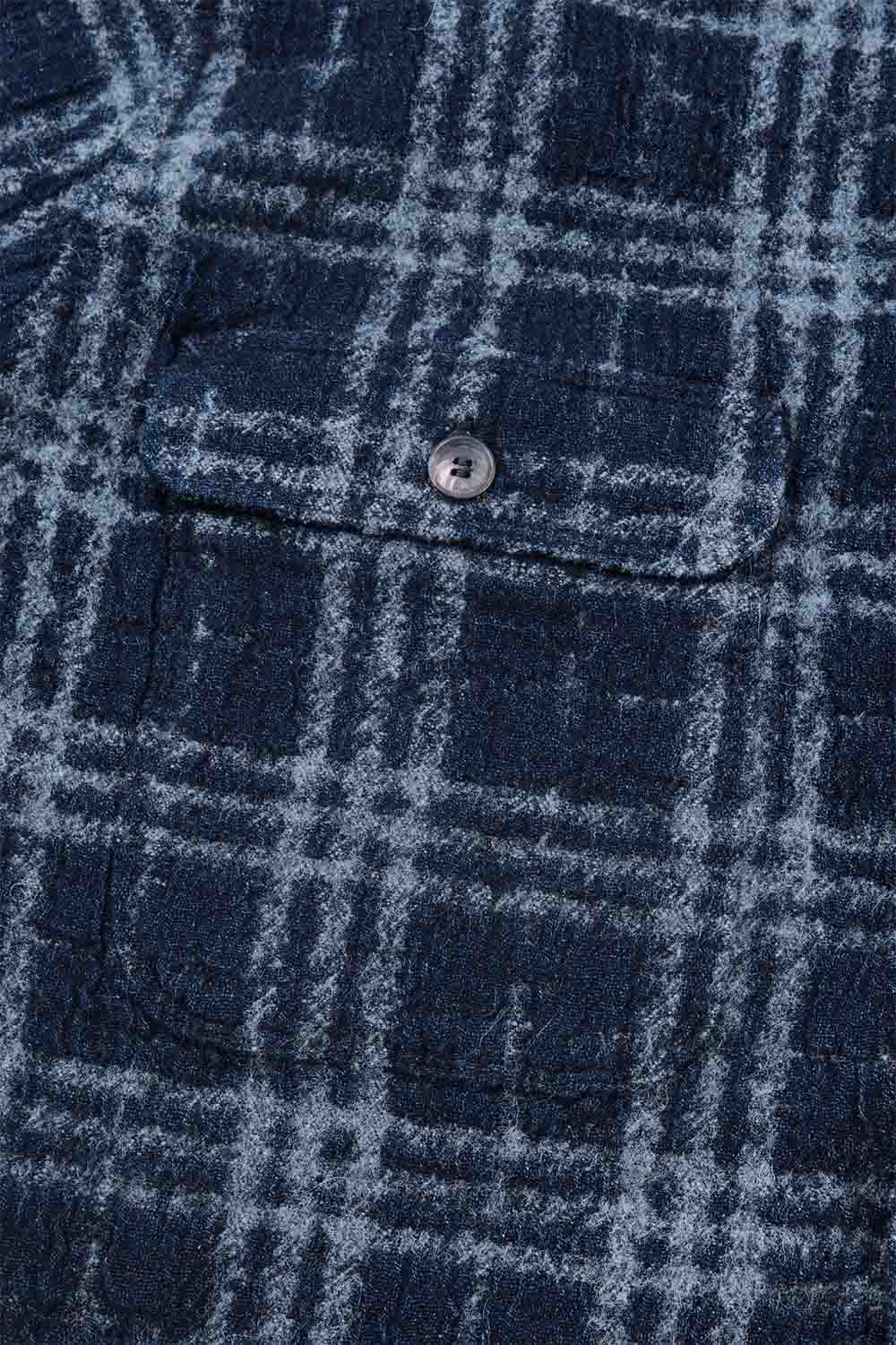 freenote benson plaid ls indigo plaid pocket