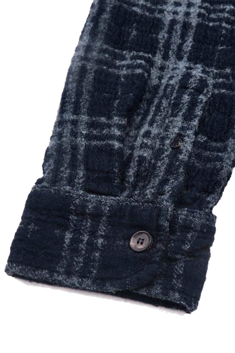 freenote benson plaid ls indigo plaid sleeve