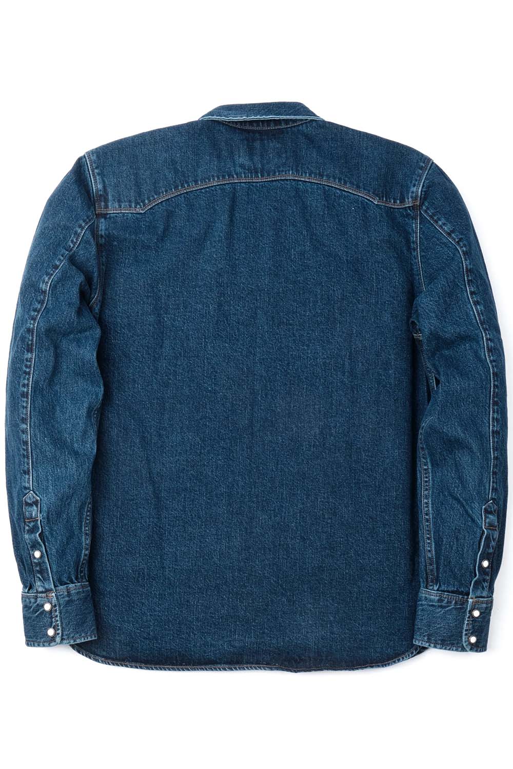 freenote modern western 11oz stonewash washed denim back