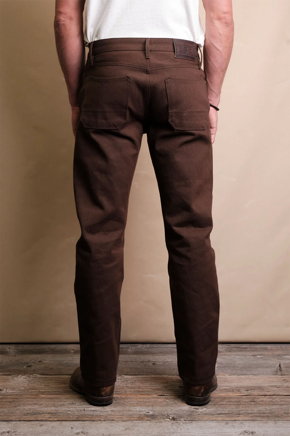 freenote trabuco 15oz dark brown back