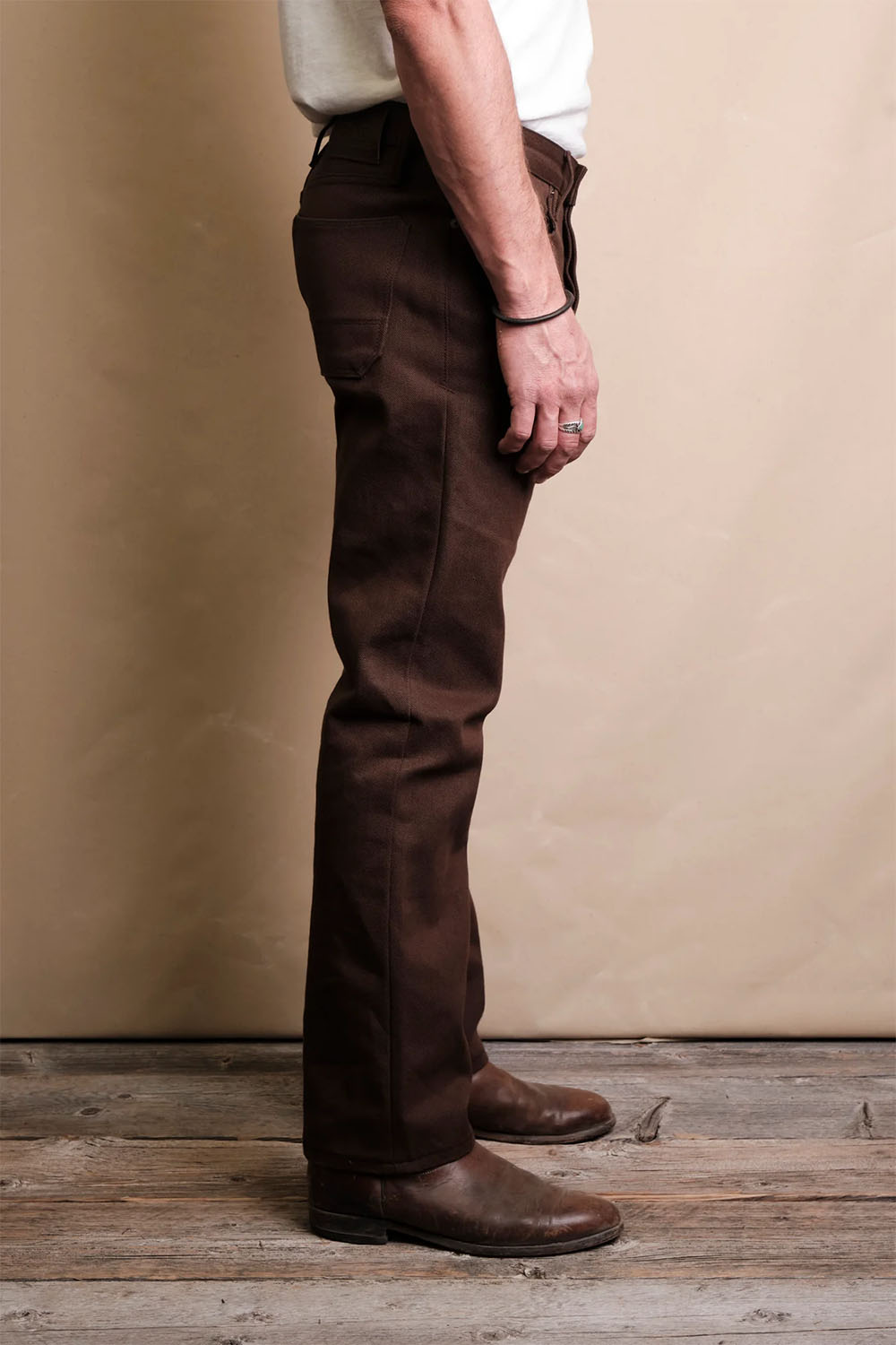 freenote trabuco 15oz dark brown side