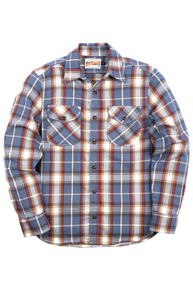 freenote wells ls river blue plaid front