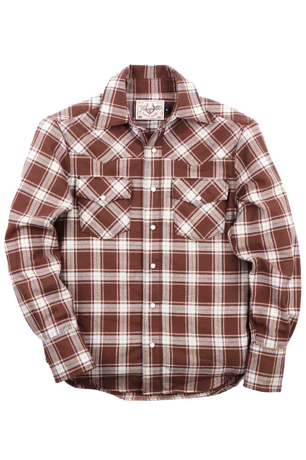 freenote western scout brown plaid
