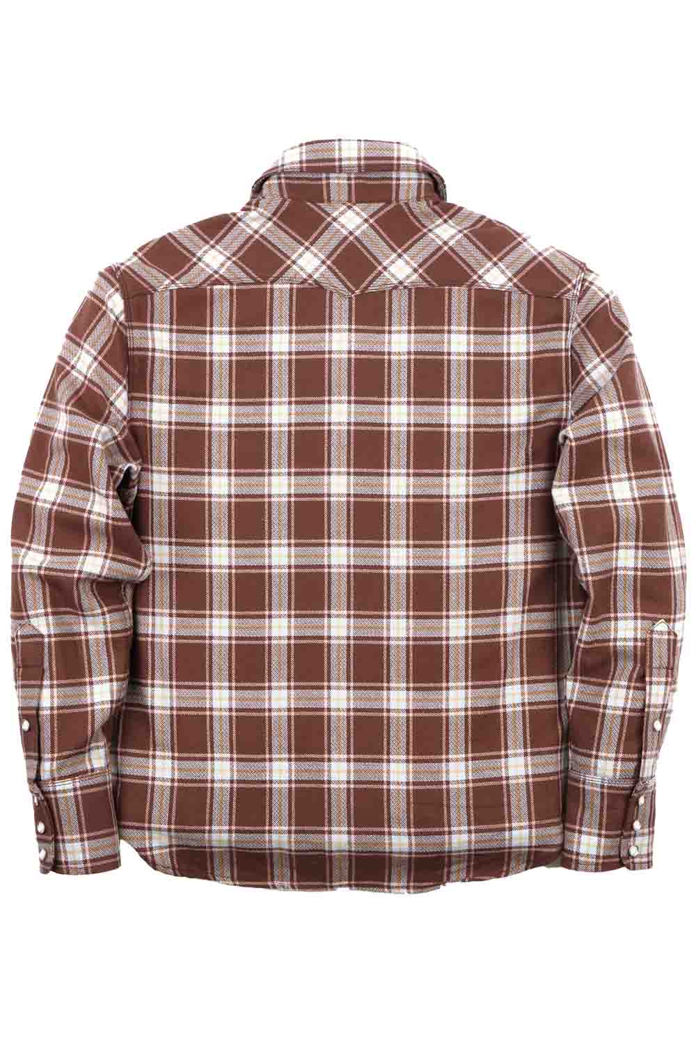 freenote western scout brown plaid back