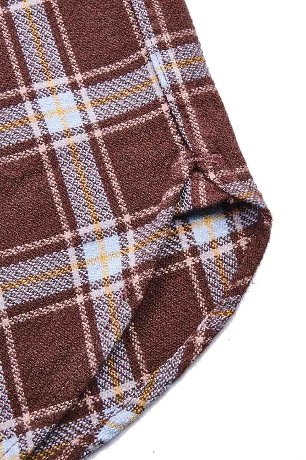 freenote western scout brown plaid hem