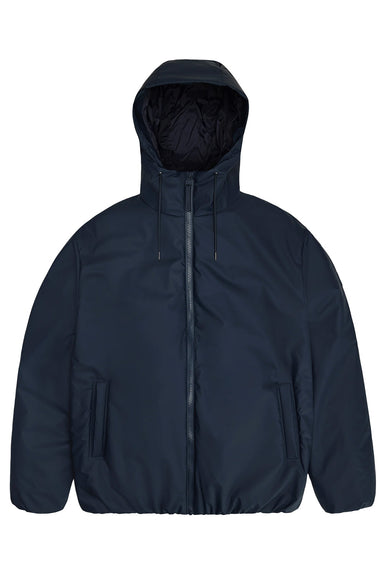 RAINS LOHJA INSULATED JACKET Navy Flatlay