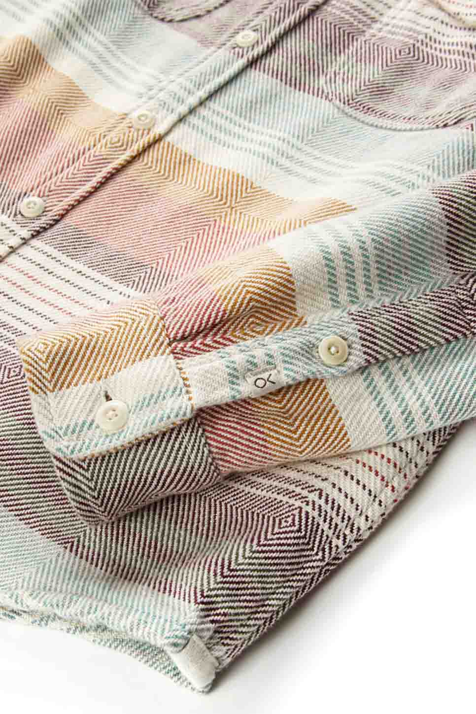 Outerknown - Blanket Shirt - Cloud Sonoran Stripe - Sleeve