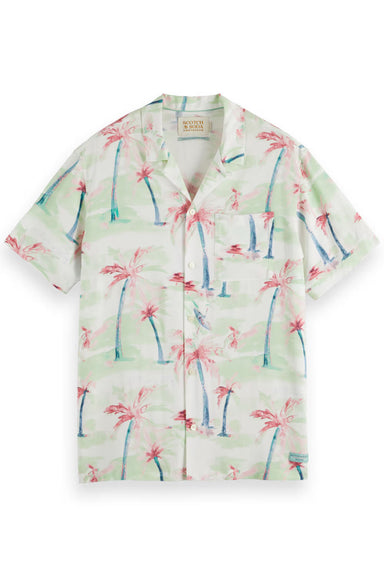 Scotch & Soda - Allover Printed Viscose SS - Palmtree Hawaii - Front