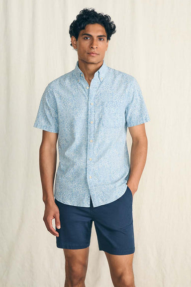 Faherty - Stretch Playa Shirt - South Pacific Geo - Front