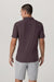 Vuori STRATO TECH POLO Raisin Heather Back