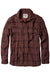 Grayers - Brawny Loopweave Shirt Jacket - Maroon - Flatlay Front