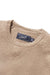 Grayers - Ernest Cashmere Crew - Oatmeal - Detail Collar