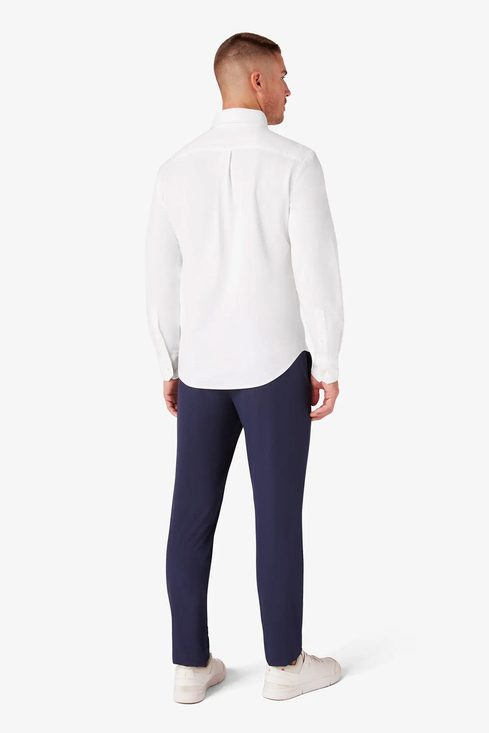 Mizzen + Main - Ellis Oxford - White Solid - Back