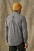 Filson - Lightweight Alaskan Guide Shirt - Light Charcoal Plaid - Model Back