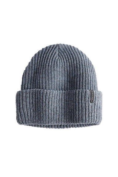 Autumn - Wool Ribbed Knit - Blue