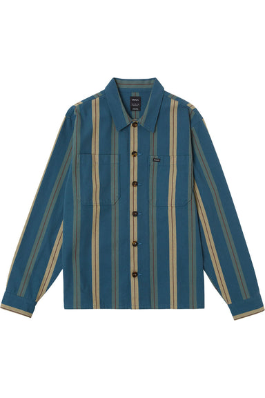 RVCA - Americana Overshirt LS - Duck Blue