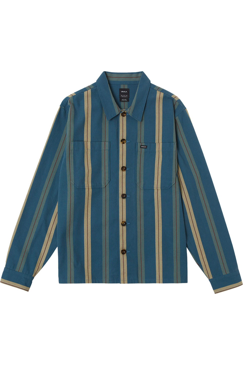 RVCA - Americana Overshirt LS - Duck Blue