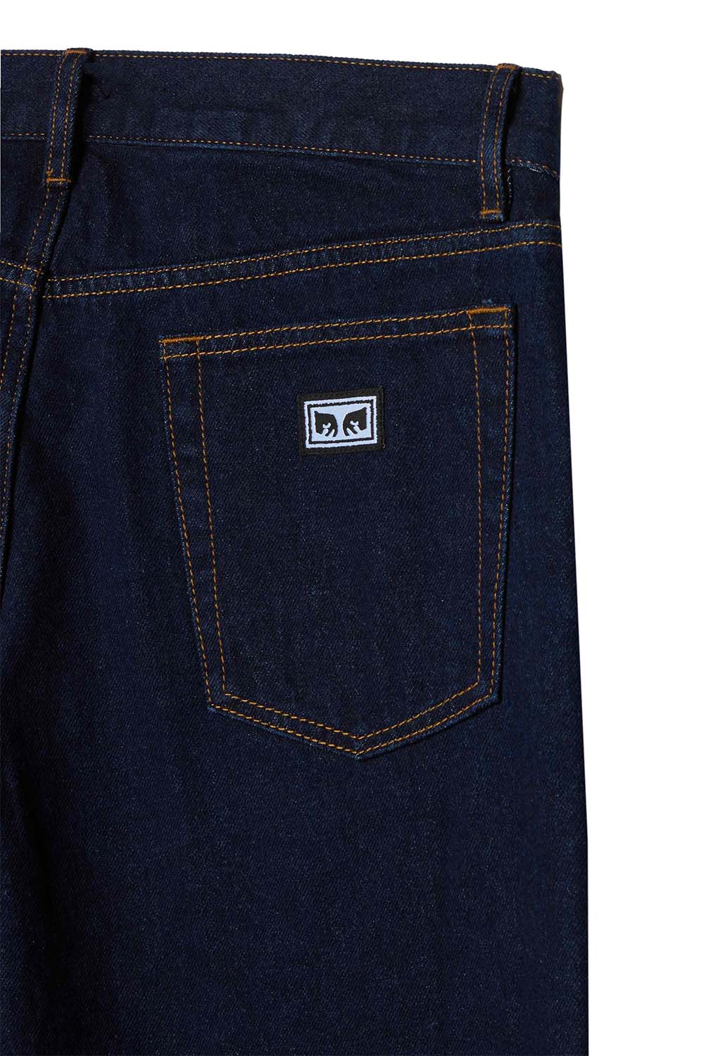 Obey - Bender Denim - Rinse Indigo - Detail