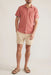 Marine Layer - Stretch Selvage Shirt - Rust - Front