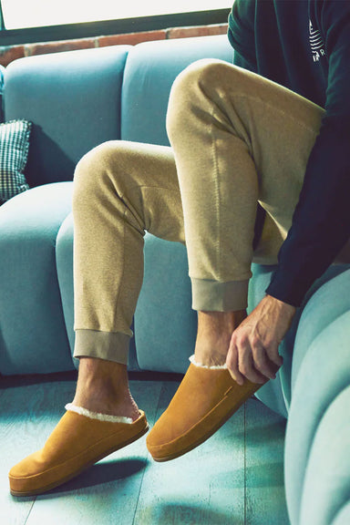 hair mari tio slipper tan model