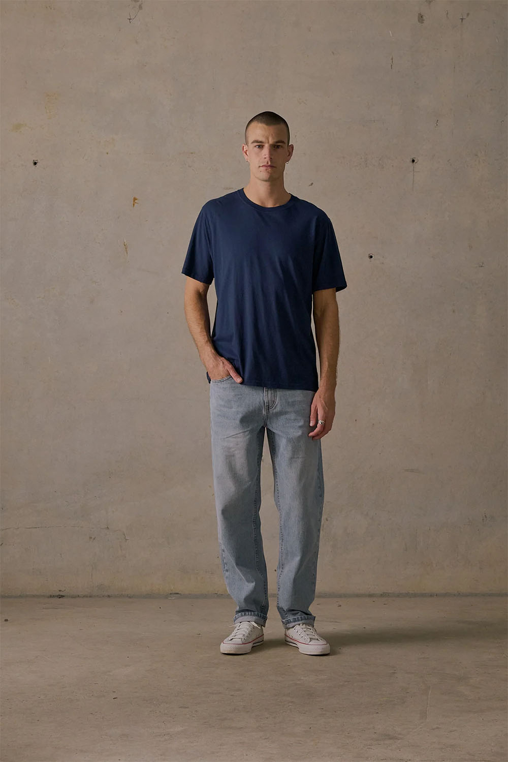 McTavish - Hemp Tee - Blue - Front