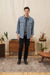 Bridge & Burn Bedford Shirt Denim Herringbone