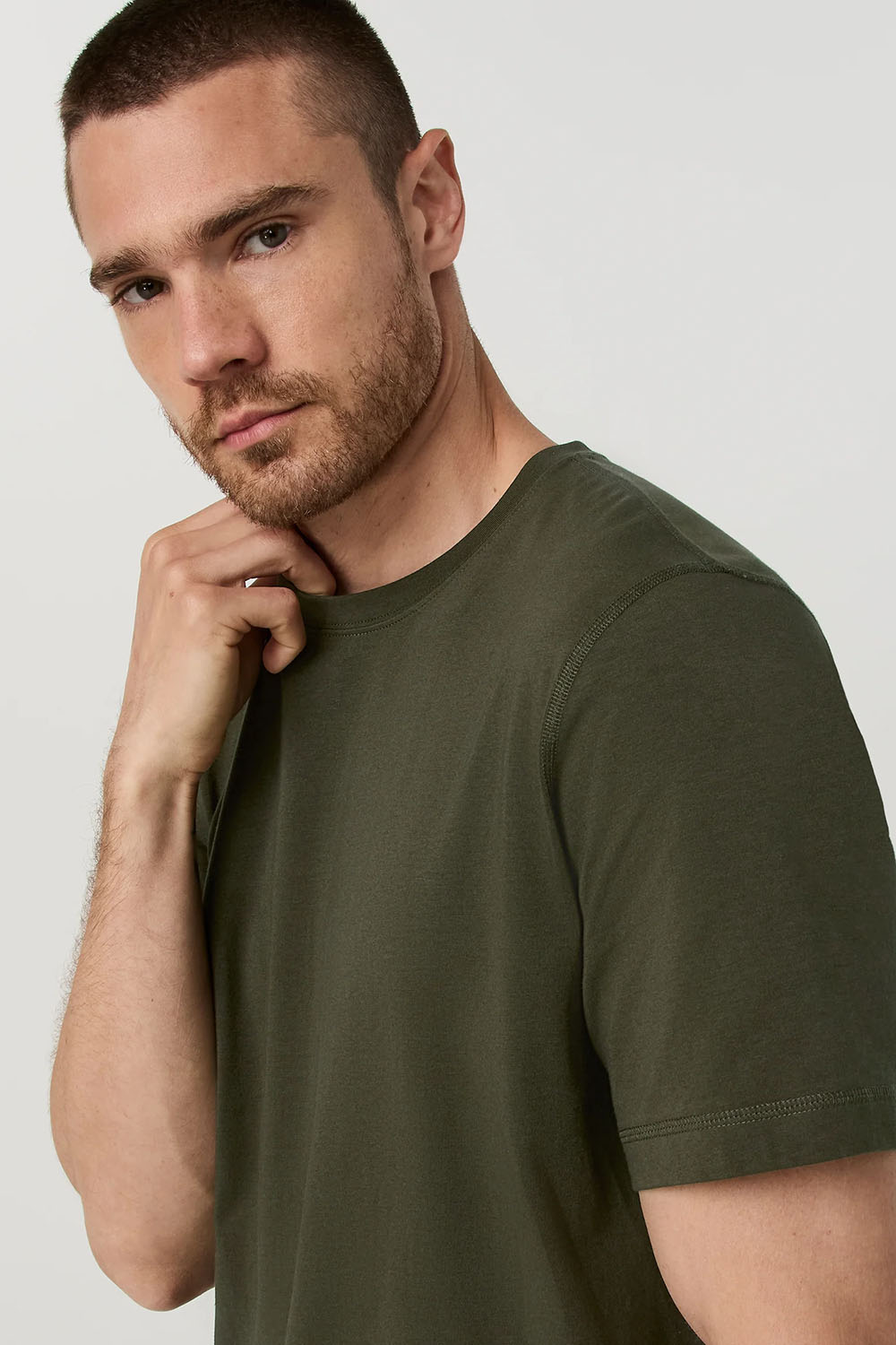 Vuori - Tuvalu Tee - Olive - Side