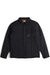 Topo Designs Puffer Shirt Jacket in Black — Front view