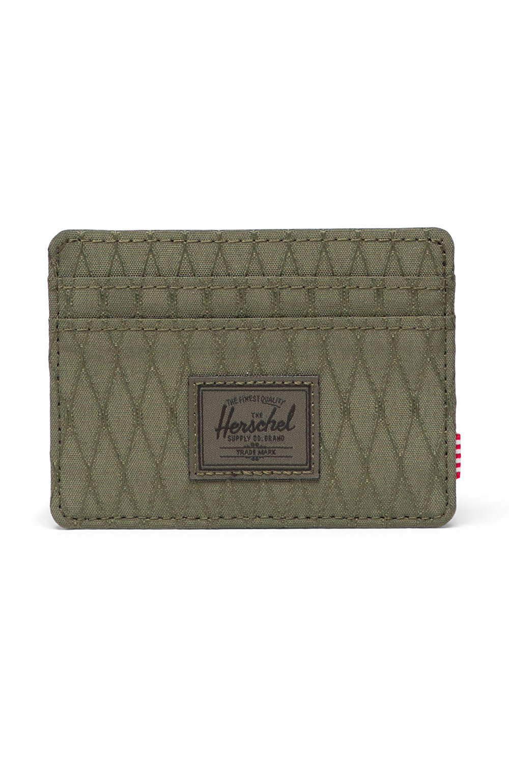 Herschel Supply Co. - Charlie Cardholder - Ivy Green Diamond - Front