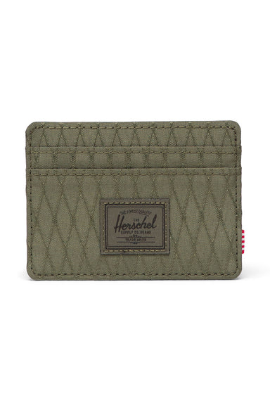 Herschel Supply Co. - Charlie Cardholder - Ivy Green Diamond - Front