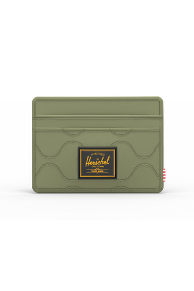 Herschel Supply Co. - Charlie Quilted Cardholder - Loden Green Tonal - Front