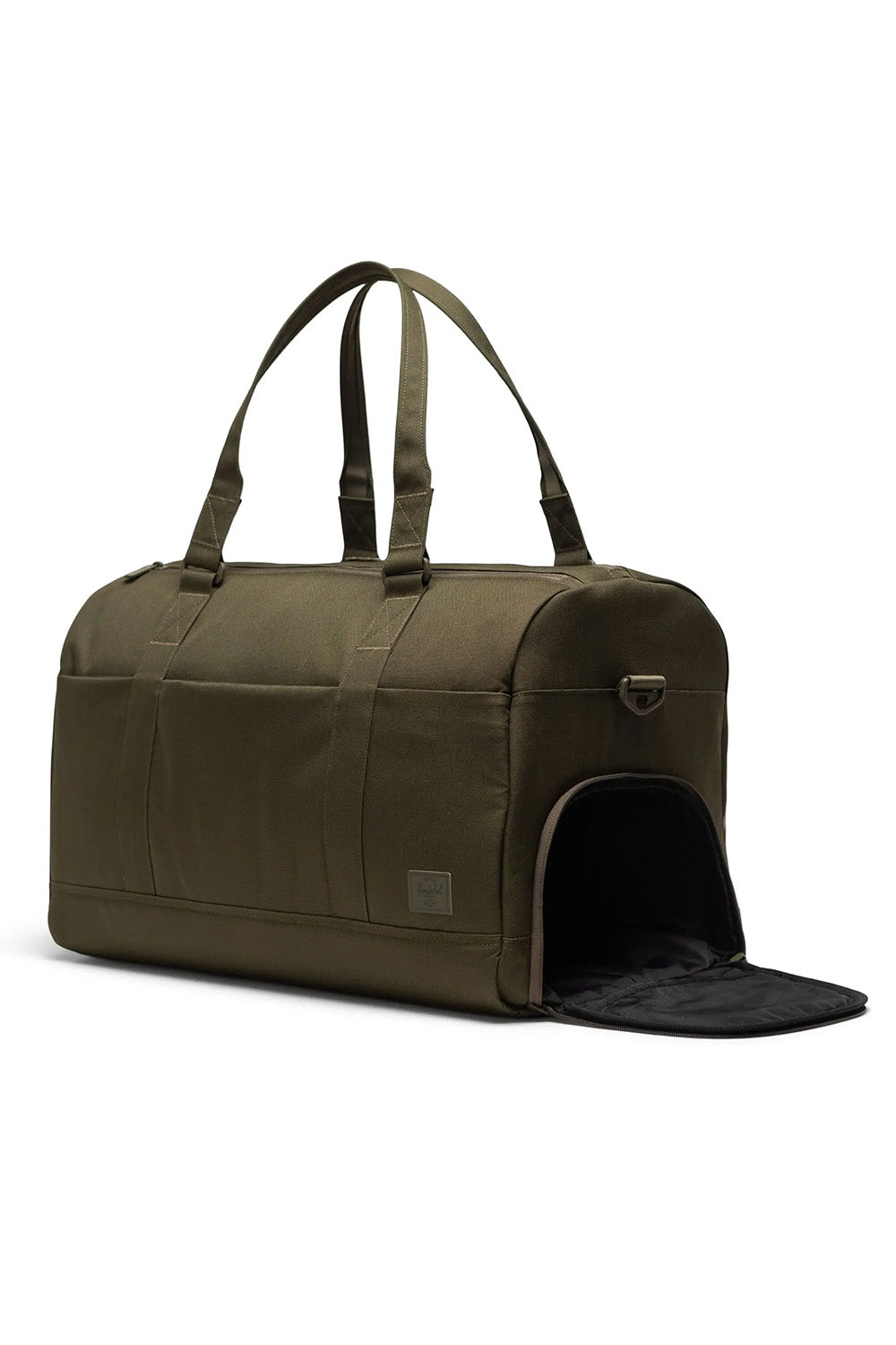 herschel novel duffle tech ivy green tonal shoe pocket