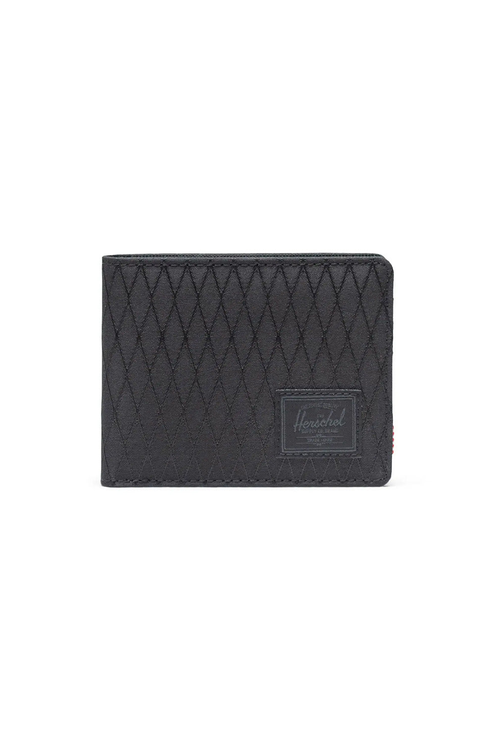 herschel roy wallet black diamond black front