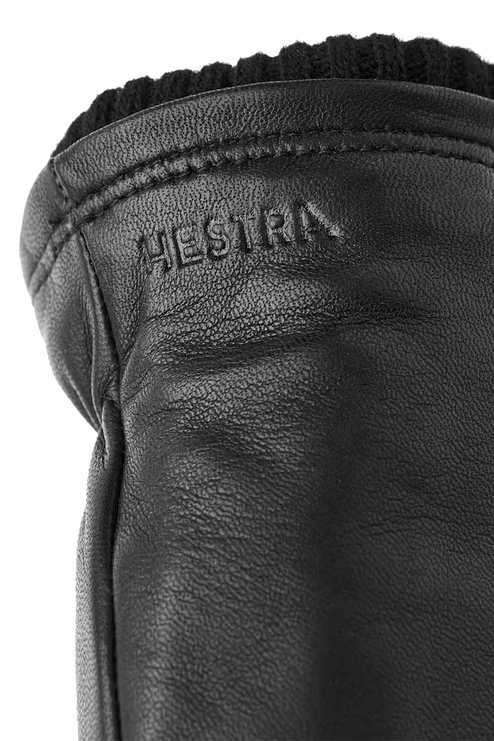 Hestra - John Glove - Black - Logo View
