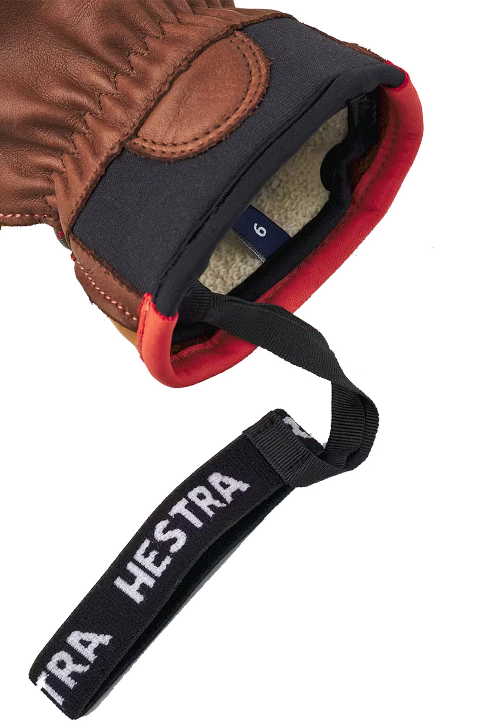 Hestra - Wakayama Glove - Cork/Brown - Strap View