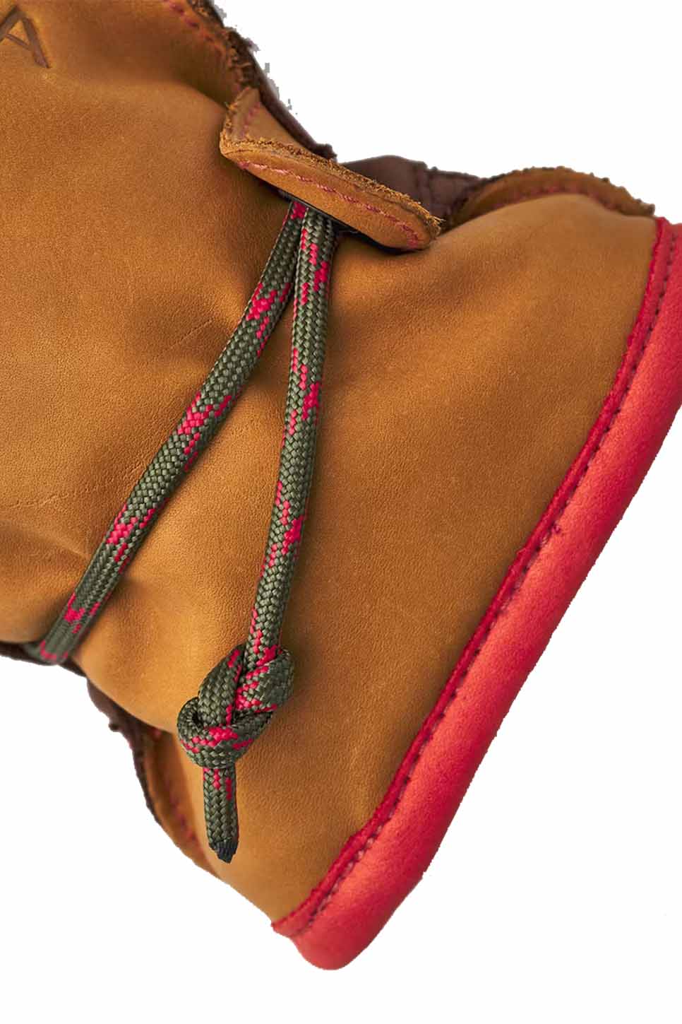 hestra wakayama glove cork brown detail