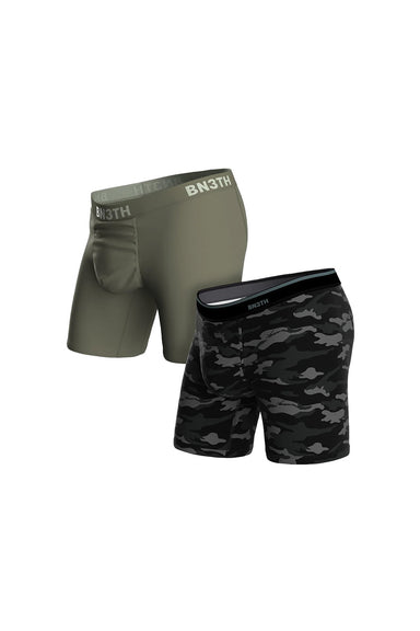 BN3TH - Classics Boxer Brief 2 Pack - Pine/Covert Camo - Front