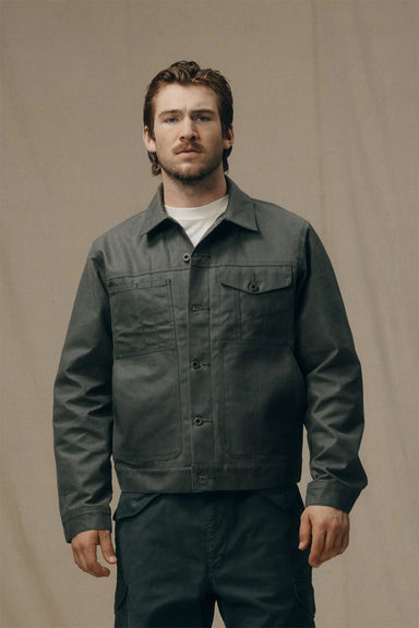 Filson SHORT LINED CRUISER Castor Gray Front