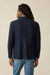Faherty Inlet Herringbone Blazer in Navy Twilight — Back view