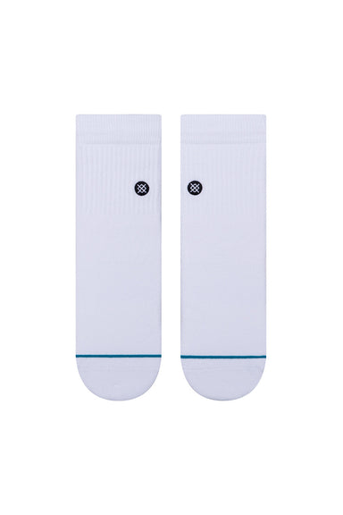 Stance - Icon Quarter - White - Front