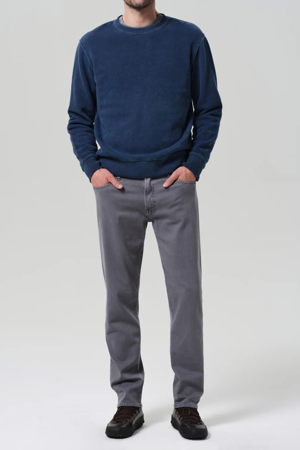 VINTAGE CREWNECK SWEATSHIRT Indigo — REVOLVR Menswear