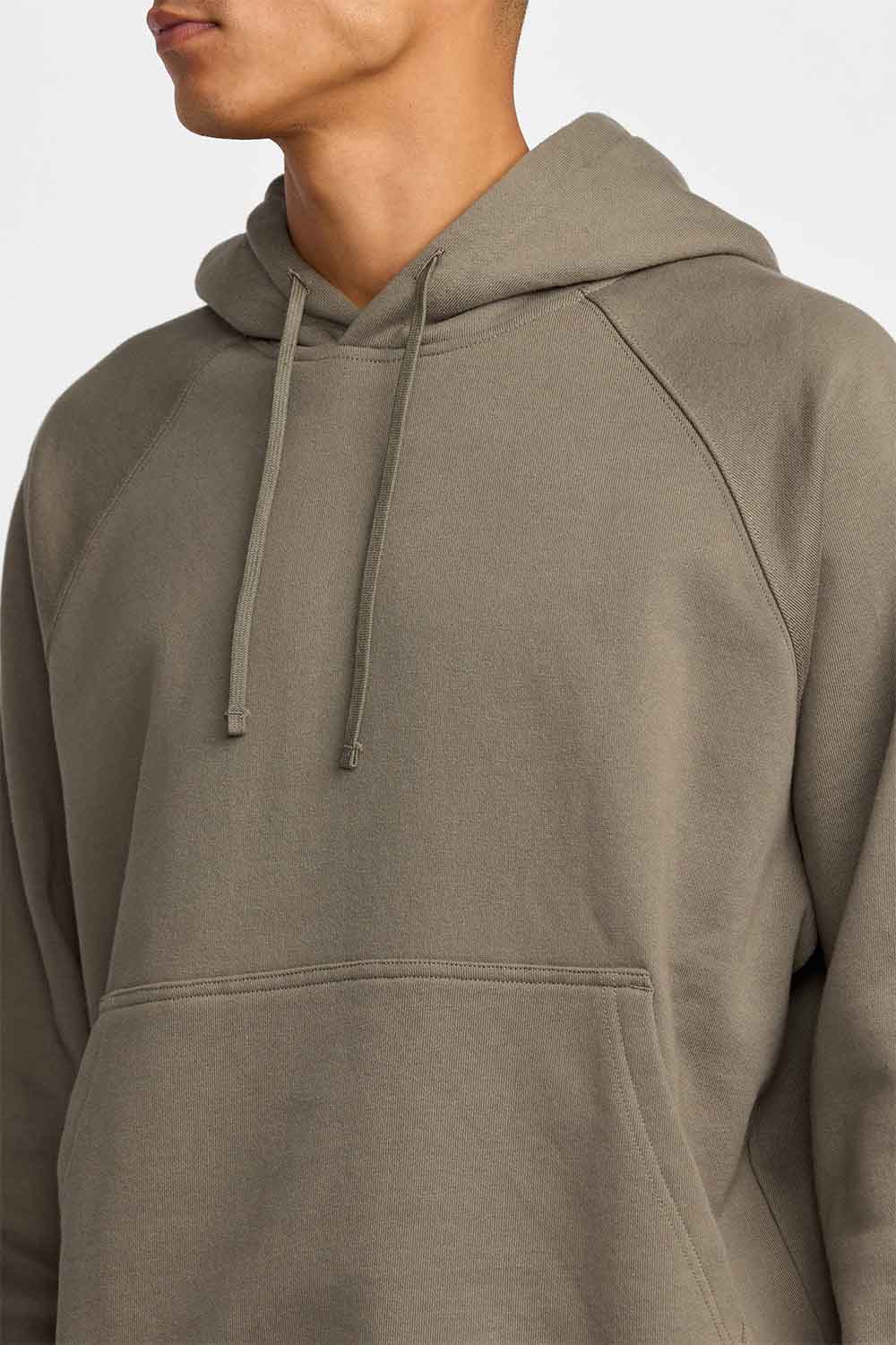 RVCA Dayshift Hoodie Mushroom Detail