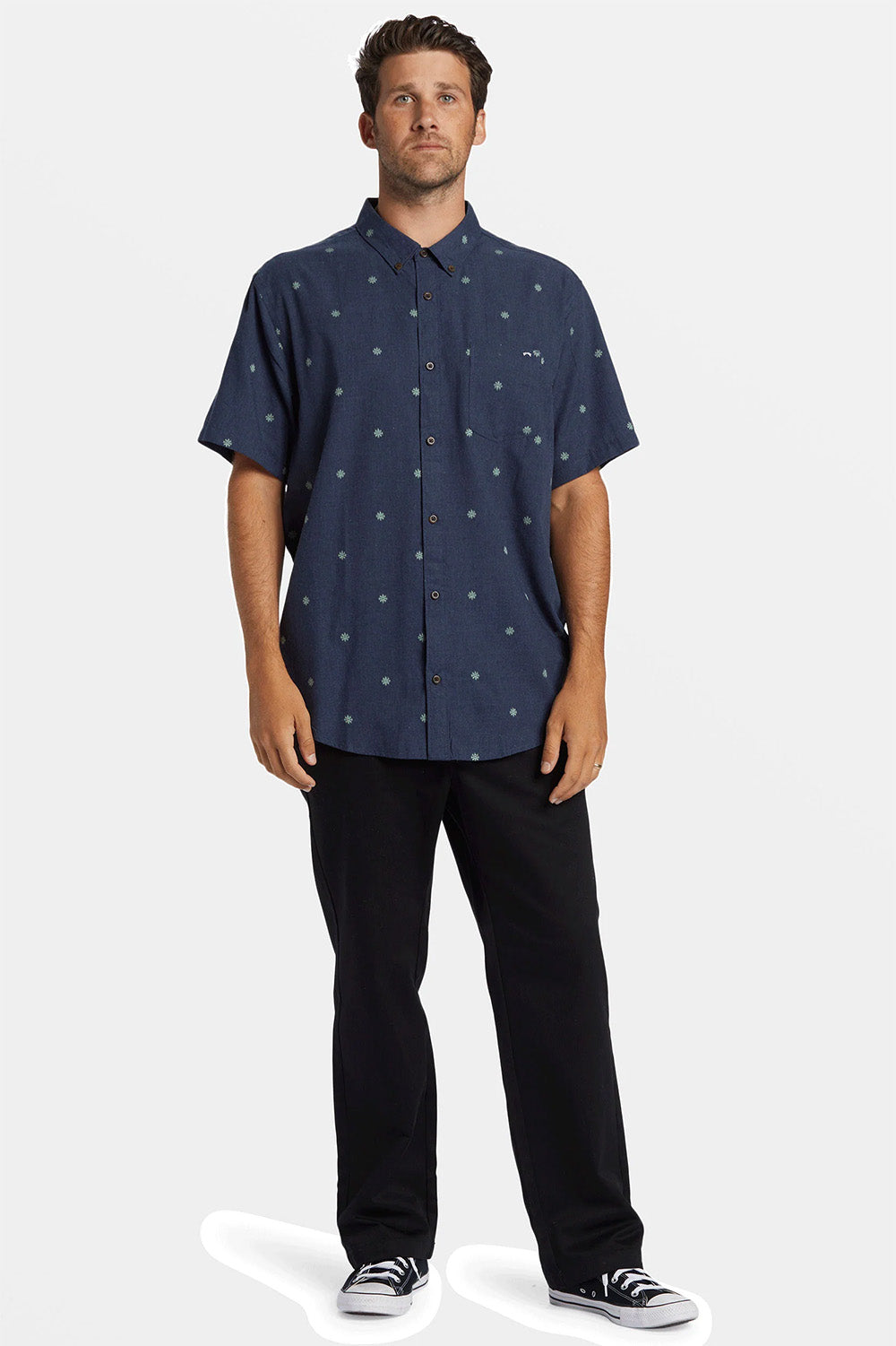 Billabong - All Day Jacquard SS - Dusty Navy