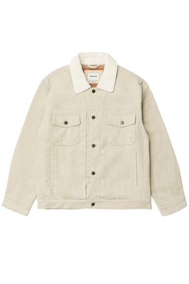 Rhythm Flannel Lined Cord Trucker Oak Flatlay