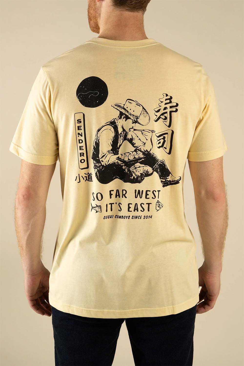 Sendero - So Far West T-Shirt - Cream - Back